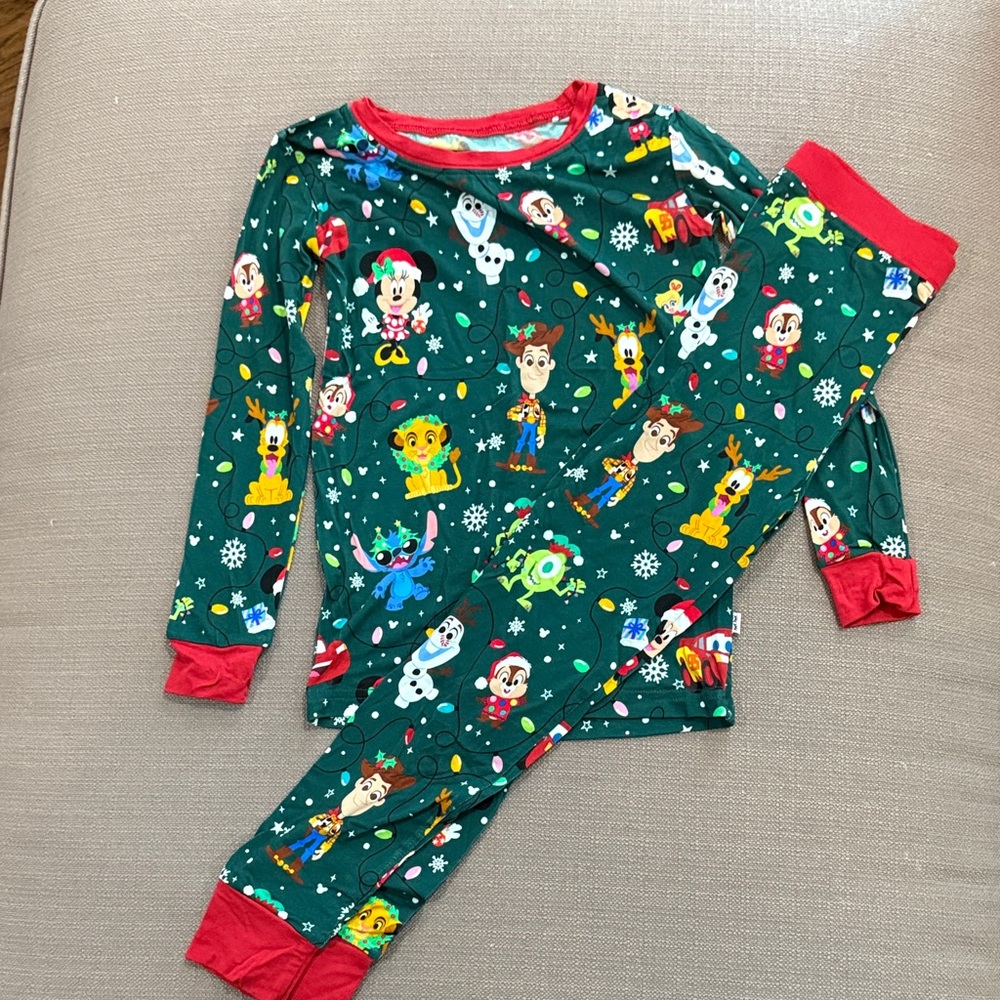 Little Sleepies Disney bamboo pajamas - Green and Red